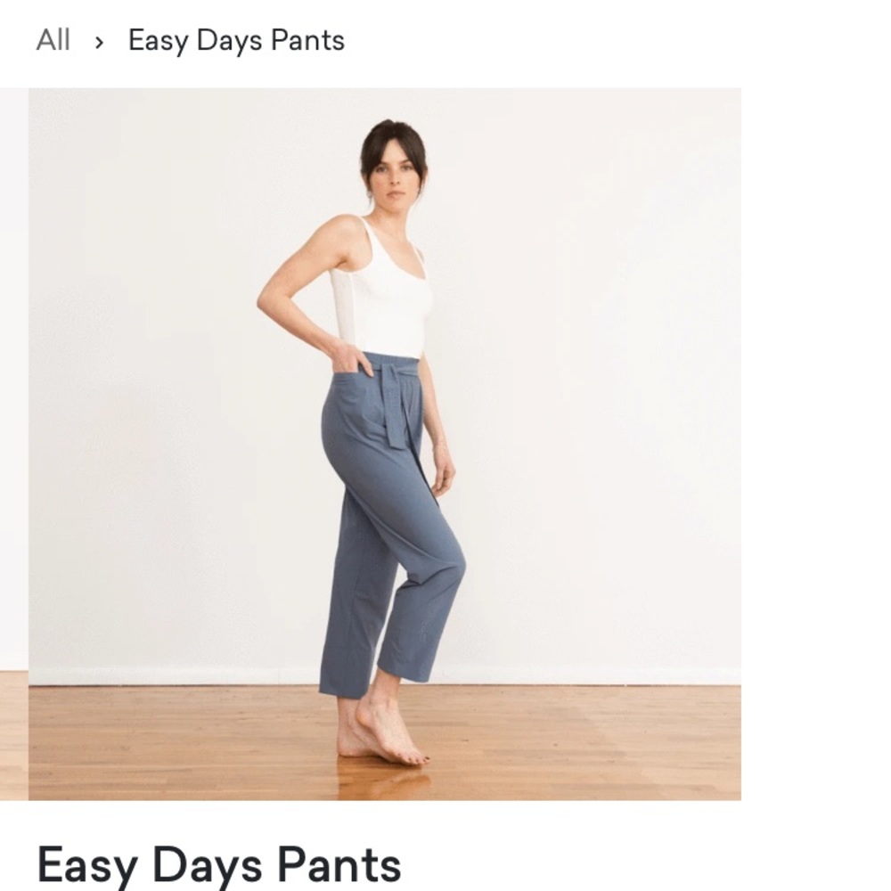 ADAY - Easy Days Pants in Mineral color Size XS